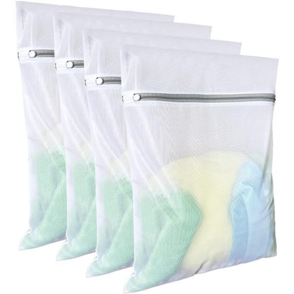 Laundry Bags Mesh Wash Bags(4Pcs,16 x20 Inches),delicate laundry bag for storage